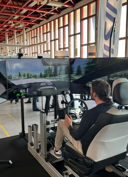 A6 K Driving simulator AISIN shared equipments