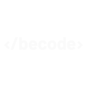 BECODE A6 K Members Logo White